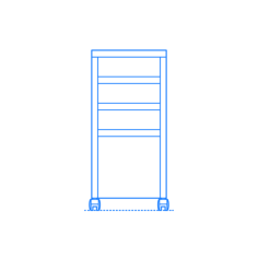 Furniture File Cabinets Ikea Micke Drawer Unit Outline Drawing Svg Vector, Free Vectors File
